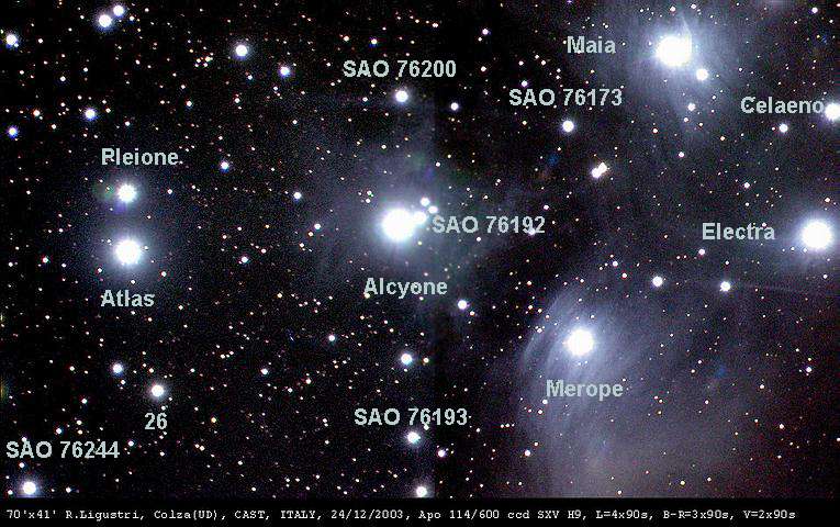 I nomi delle Pleiadi: 78 KB