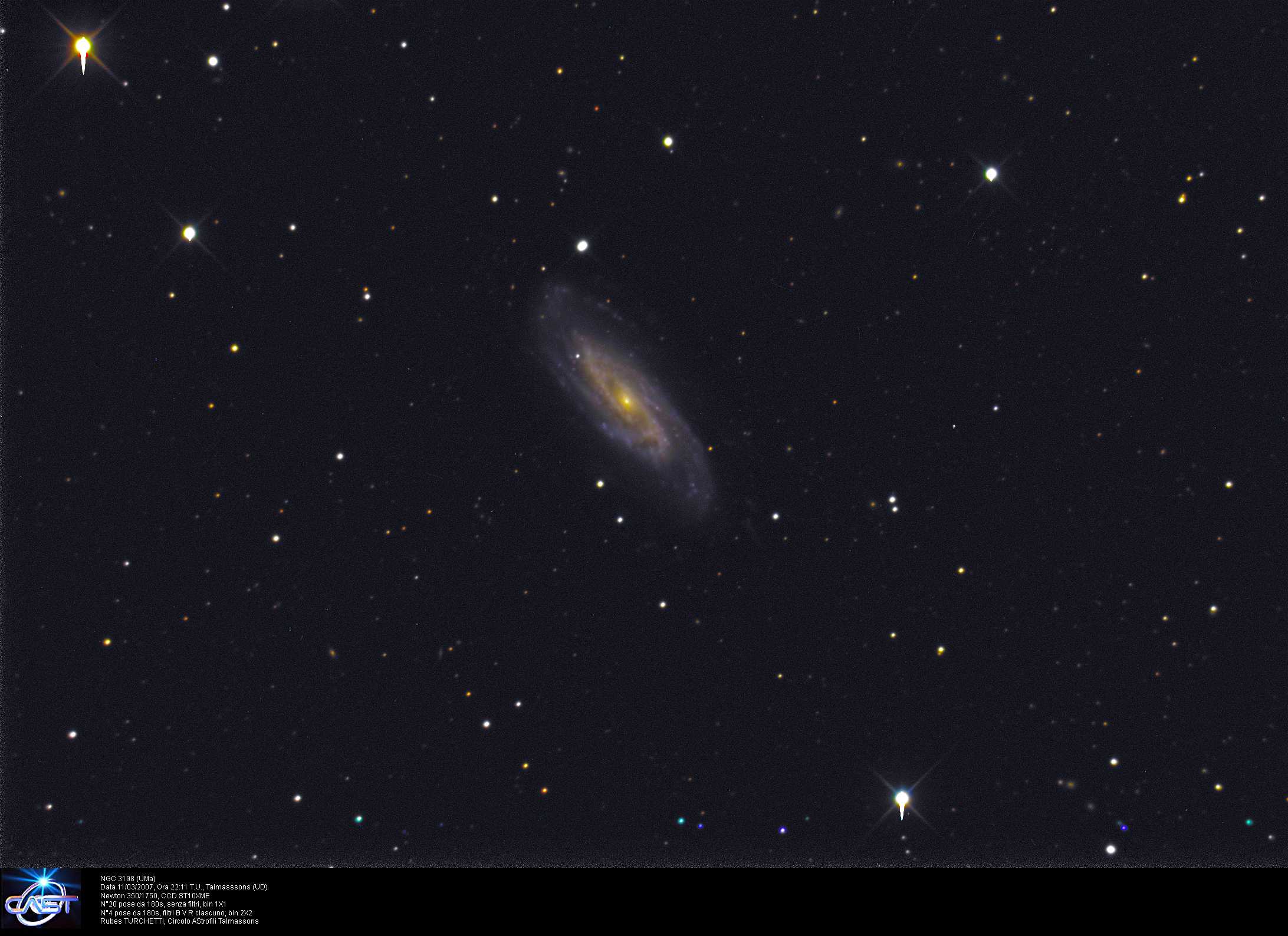 Galaxy NGC 3198: 226 KB; click on the image to enlarge at 2184 x 1588 pixels