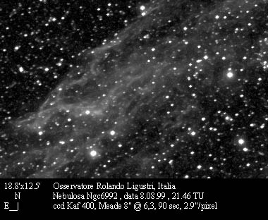 Velo nebula-NGC 6992: 36 KB; click on the image to enlarge