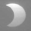 Il sole in eclisse da Pianoro il 31/05/2003; immagine di Remo Norelli