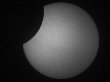 Partial eclipse photographed in Talmassons (Italy)