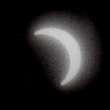 Total eclipse of sun in Febrary 15, 1961; partially phase: 41 KB