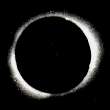 Total eclipse of sun in Febrary 15, 1961; totally phase: 17 KB