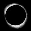 Total eclipse of sun in Febrary 15, 1961; totally phase: 12 KB