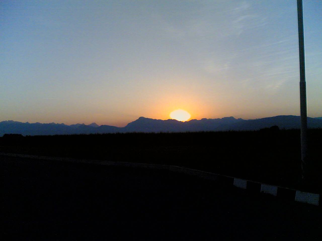 Sunset over Alpi: 47 KB