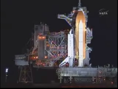 Sono le 4:41 del mattino in Florida e lo space shuttle Discovery è pronto per il lancio: 23 KB