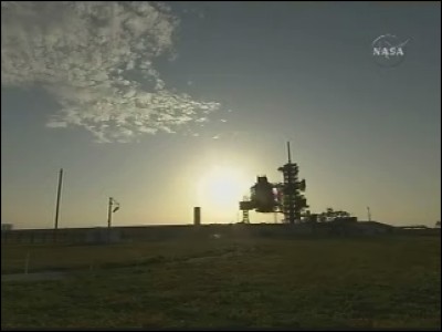 Al tramonto il mezzo ha raggiunto il Launch Pad 39A: 19 KB