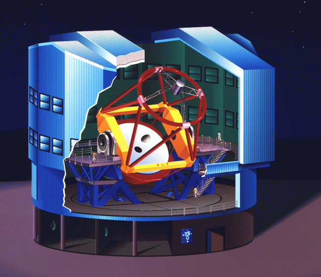 Progetto telescopi UT: 142 KB; clicca l'immagine per ingrandirla